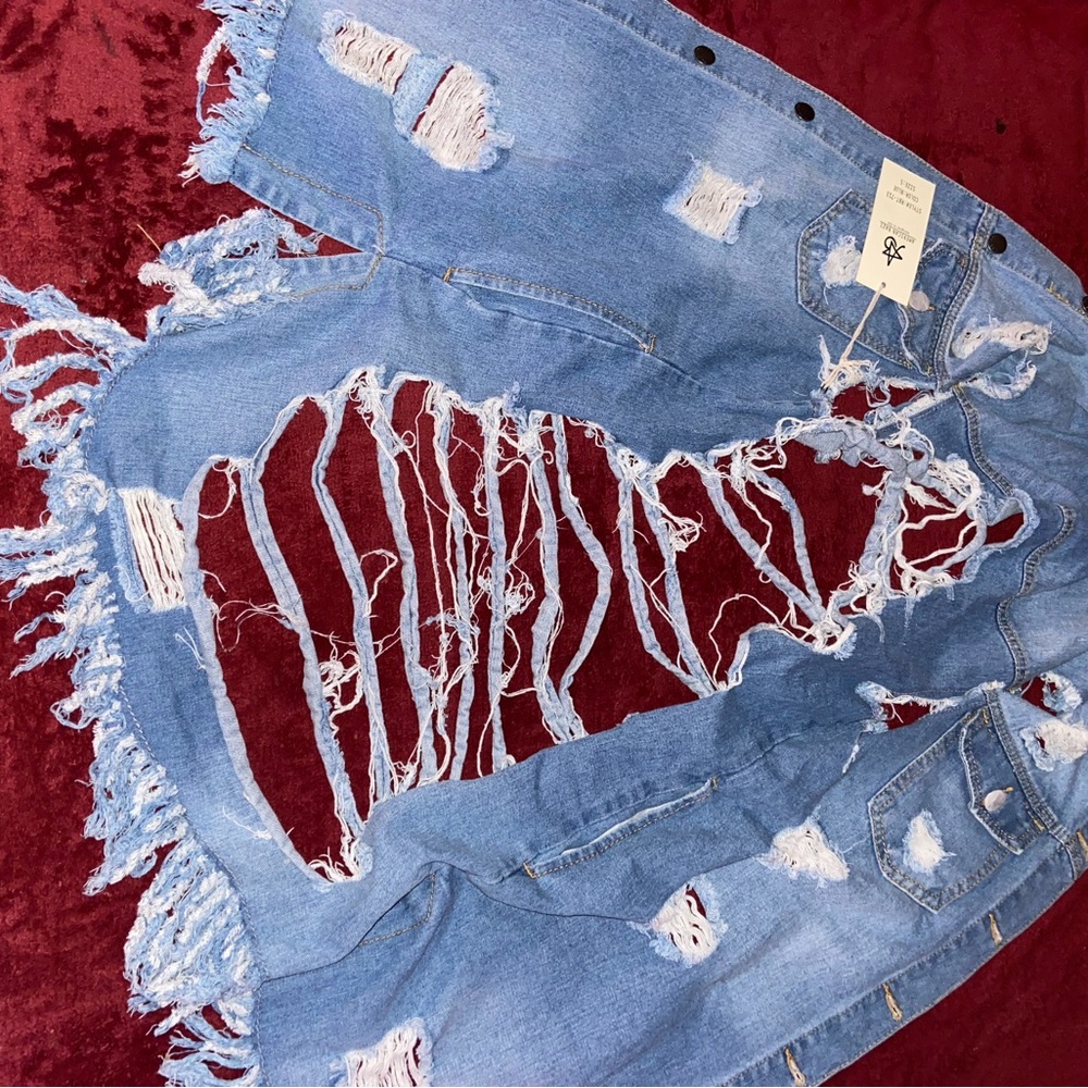 Denim Jacket Ripped